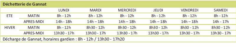 horaire